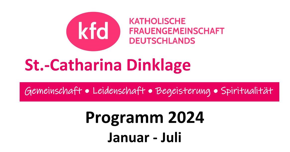Programm Januar bis Juli